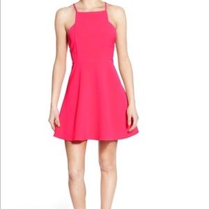 Cute new bright pink dress from Nordstrom